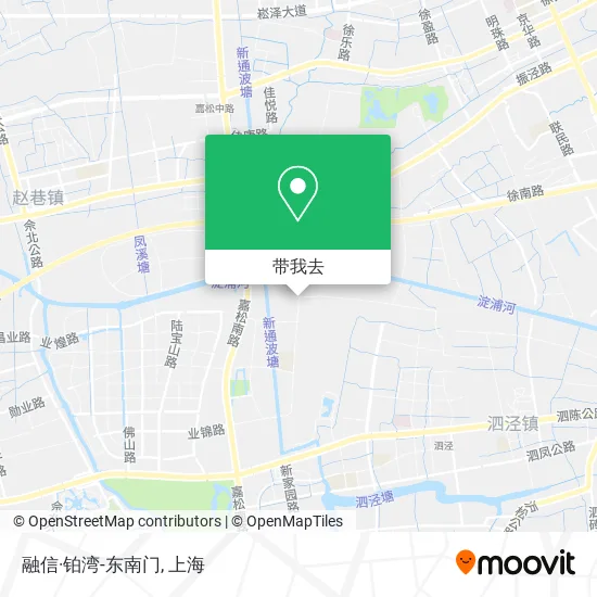 融信·铂湾-东南门地图