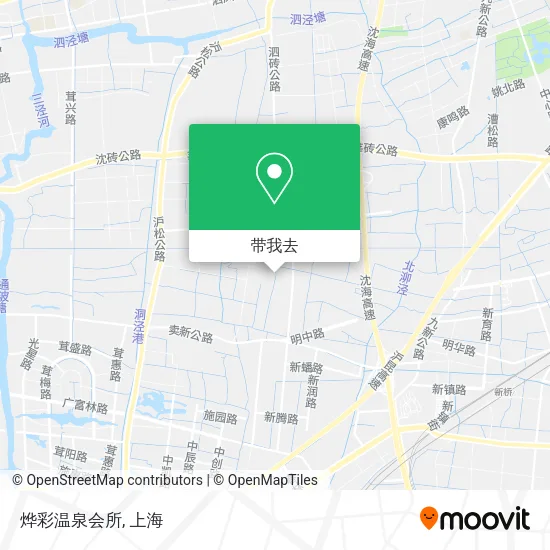 烨彩温泉会所地图