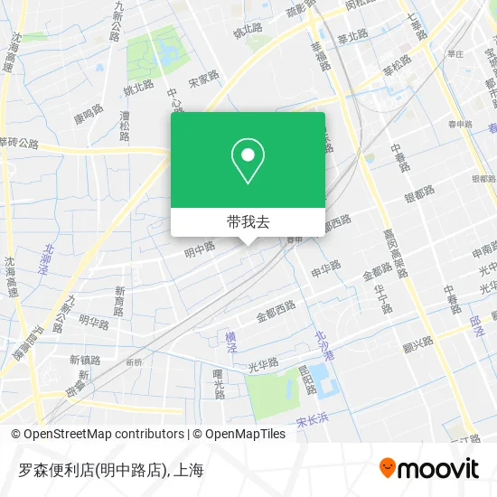 罗森便利店(明中路店)地图