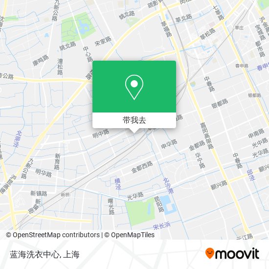 蓝海洗衣中心地图