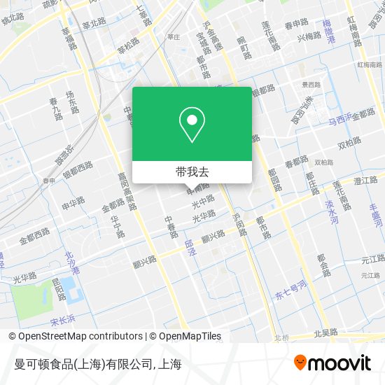 曼可顿食品(上海)有限公司地图