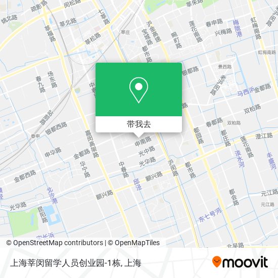 上海莘闵留学人员创业园-1栋地图