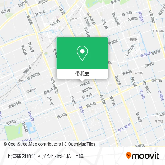 上海莘闵留学人员创业园-1栋地图