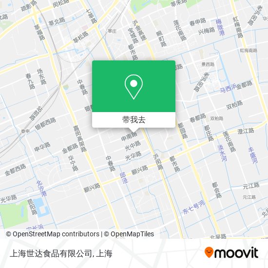 上海世达食品有限公司地图