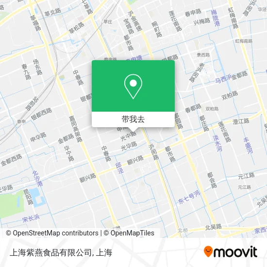 上海紫燕食品有限公司地图
