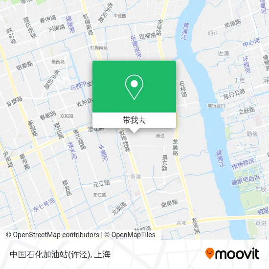 中国石化加油站(许泾)地图