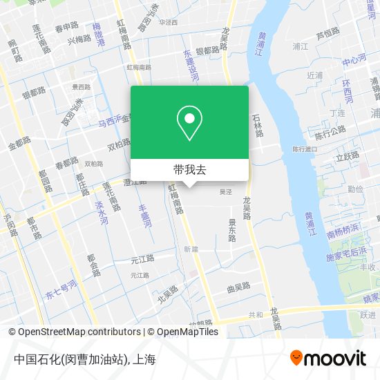 中国石化(闵曹加油站)地图