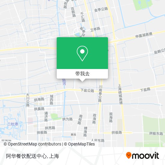 阿华餐饮配送中心地图