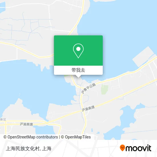 上海民族文化村地图