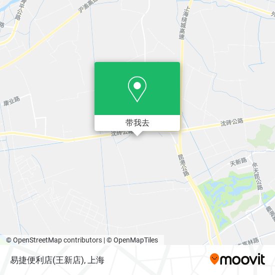 易捷便利店(王新店)地图