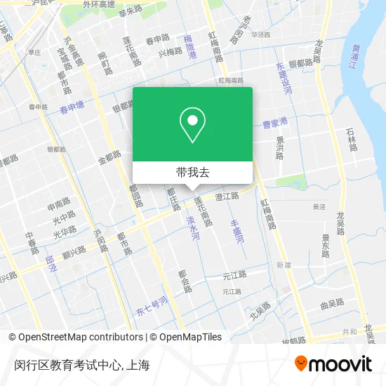 闵行区教育考试中心地图