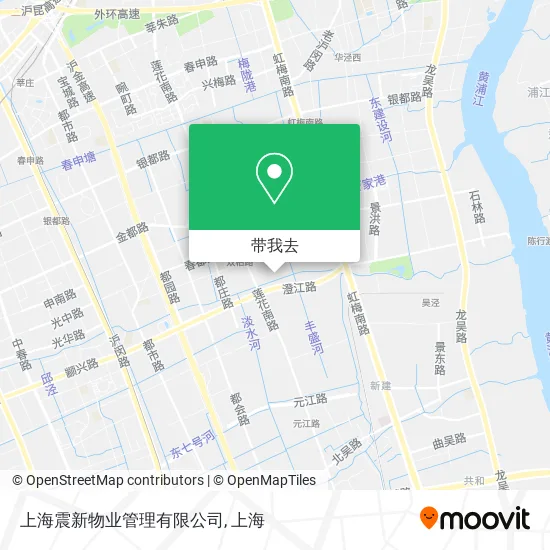上海震新物业管理有限公司地图
