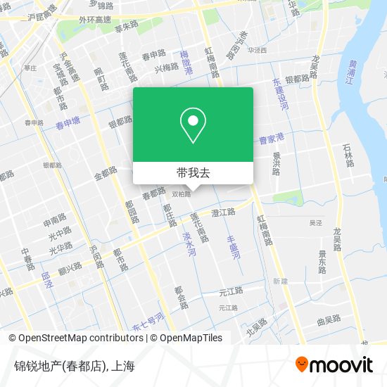 锦锐地产(春都店)地图