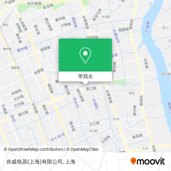 肯戚电器(上海)有限公司地图
