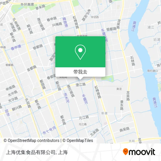 上海优集食品有限公司地图