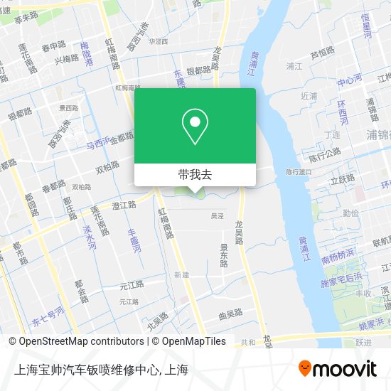 上海宝帅汽车钣喷维修中心地图