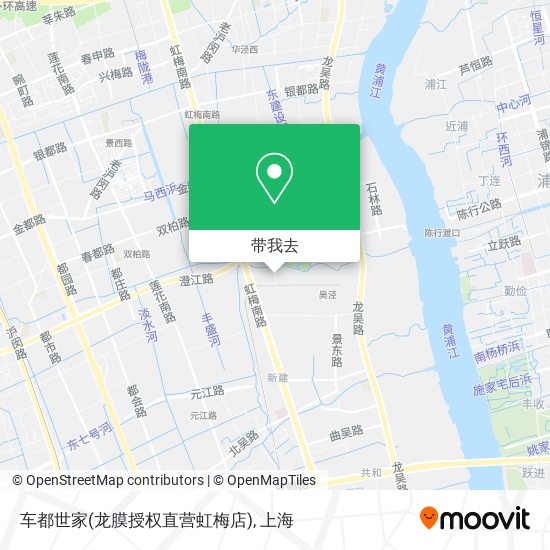 车都世家(龙膜授权直营虹梅店)地图