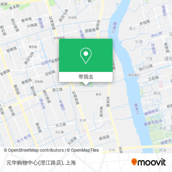 元华购物中心(澄江路店)地图