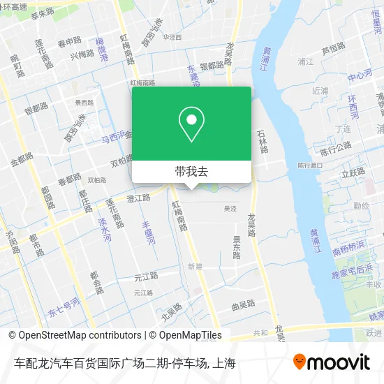 车配龙汽车百货国际广场二期-停车场地图