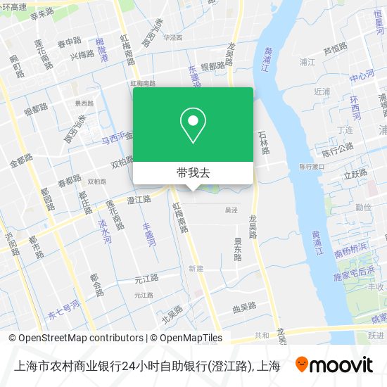 上海市农村商业银行24小时自助银行(澄江路)地图