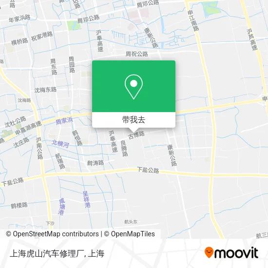 上海虎山汽车修理厂地图