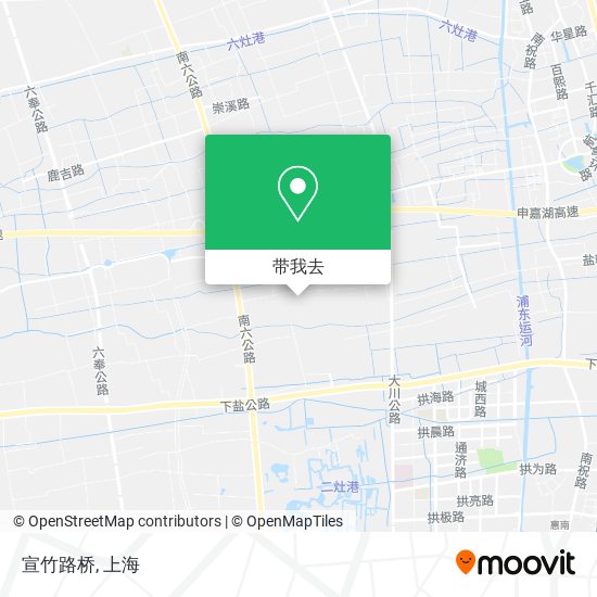 宣竹路桥地图