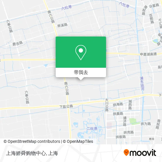 上海娇舜购物中心地图