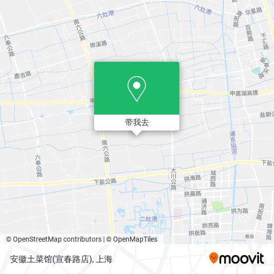 安徽土菜馆(宣春路店)地图