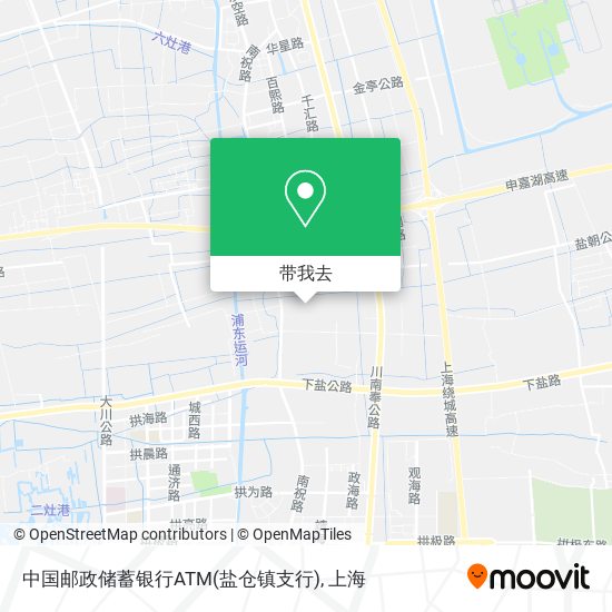 中国邮政储蓄银行ATM(盐仓镇支行)地图