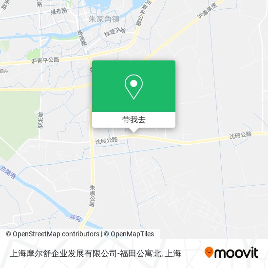 上海摩尔舒企业发展有限公司-福田公寓北地图