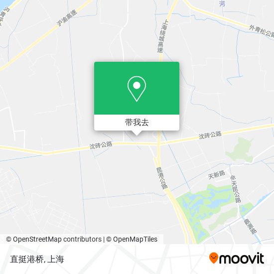 直挺港桥地图