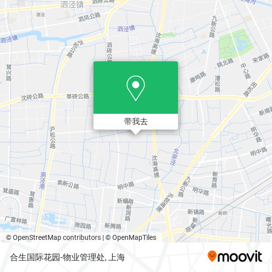 合生国际花园-物业管理处地图