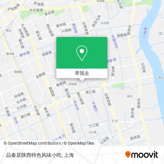 品秦居陕西特色风味小吃地图