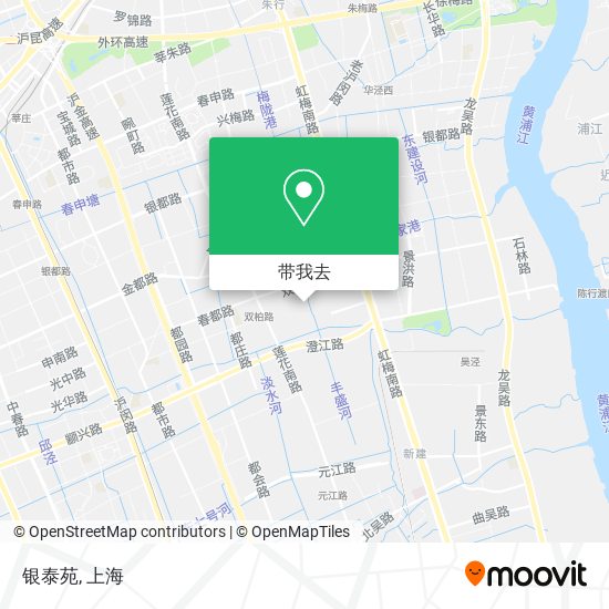 银泰苑地图