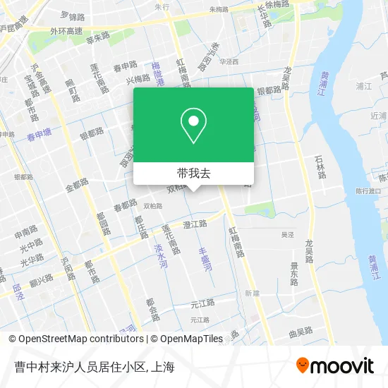 曹中村来沪人员居住小区地图