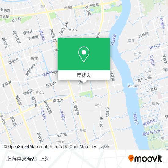 上海嘉果食品地图