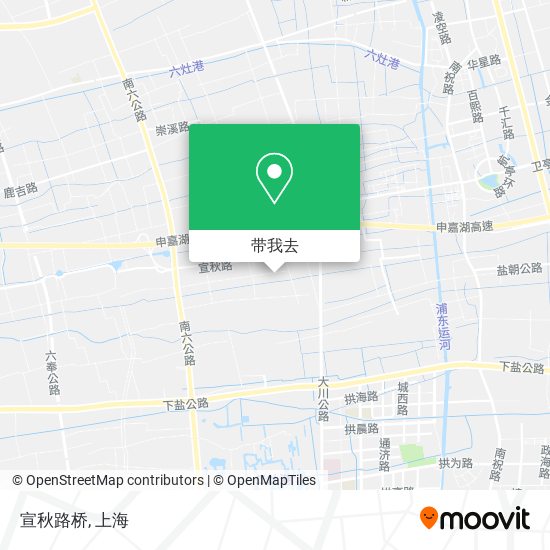 宣秋路桥地图