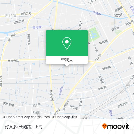 好又多(长施路)地图