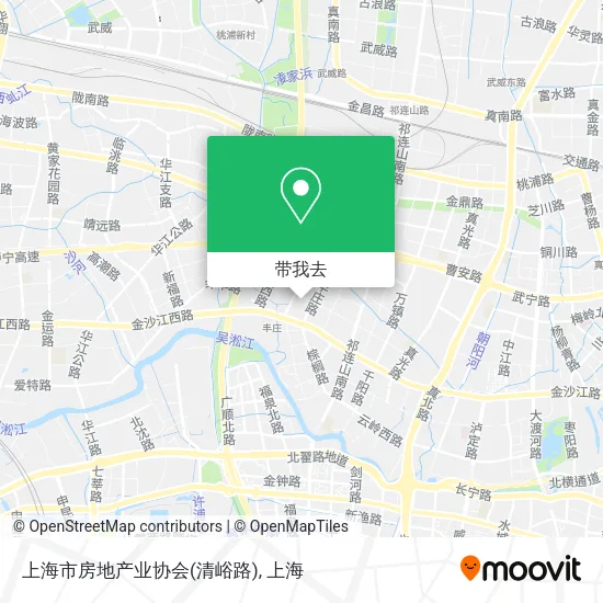 上海市房地产业协会(清峪路)地图