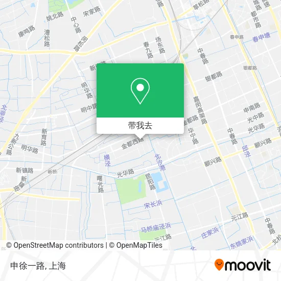 申徐一路地图