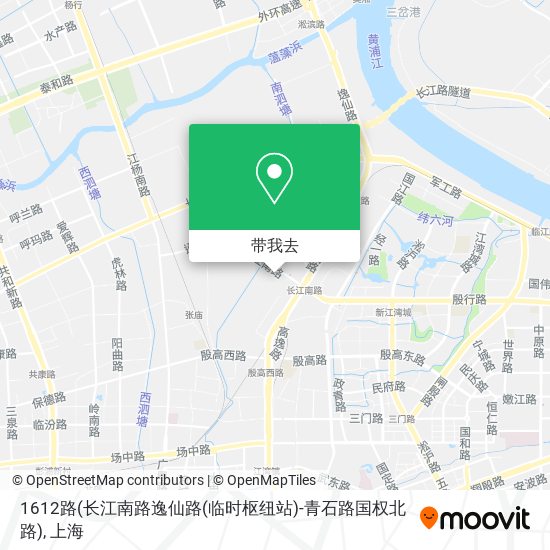 1612路(长江南路逸仙路(临时枢纽站)-青石路国权北路)地图