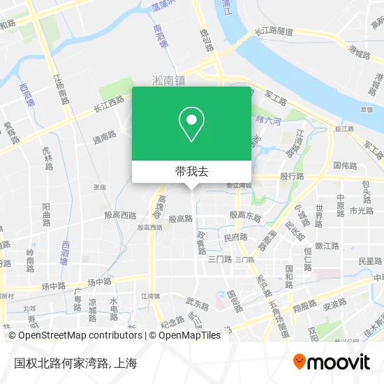 国权北路何家湾路地图
