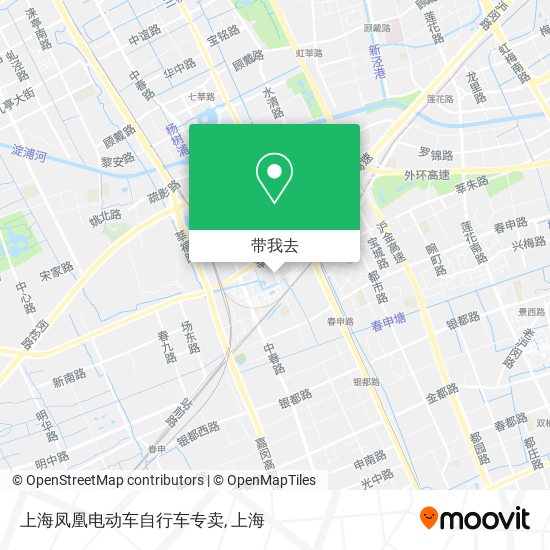 上海凤凰电动车自行车专卖地图