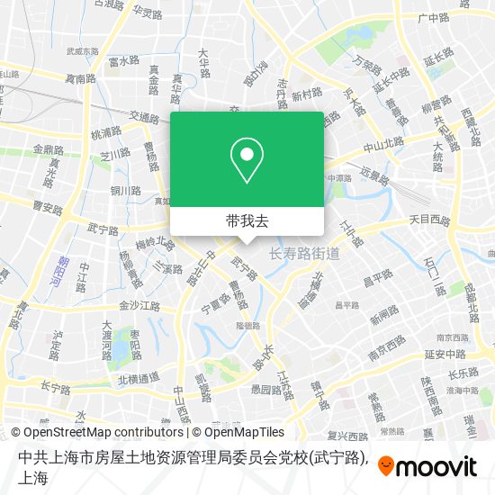 中共上海市房屋土地资源管理局委员会党校(武宁路)地图