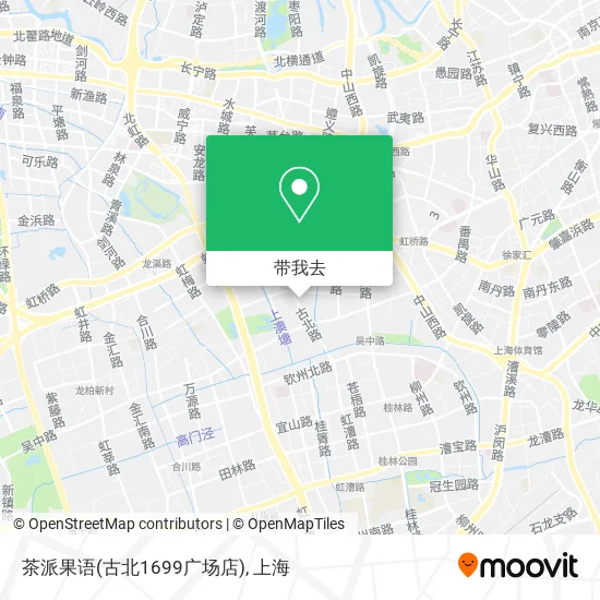 茶派果语(古北1699广场店)地图