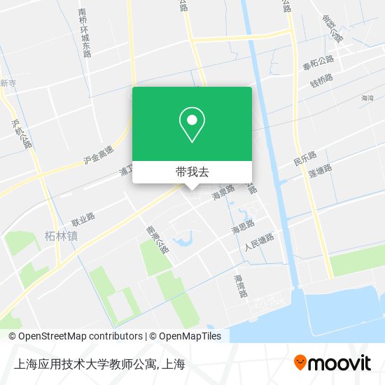 上海应用技术大学教师公寓地图