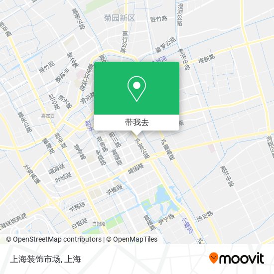 上海装饰市场地图
