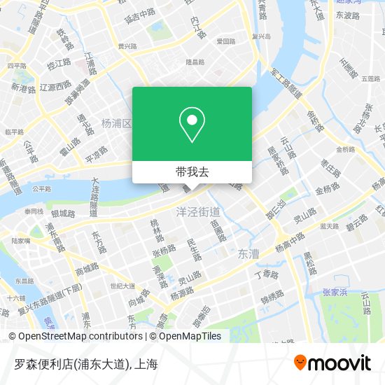 罗森便利店(浦东大道)地图