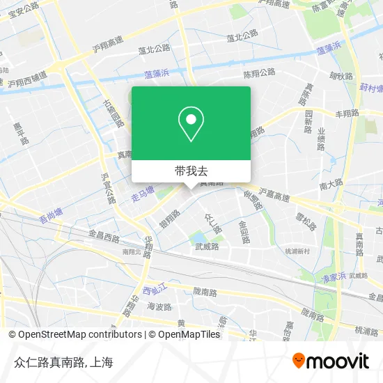 众仁路真南路地图