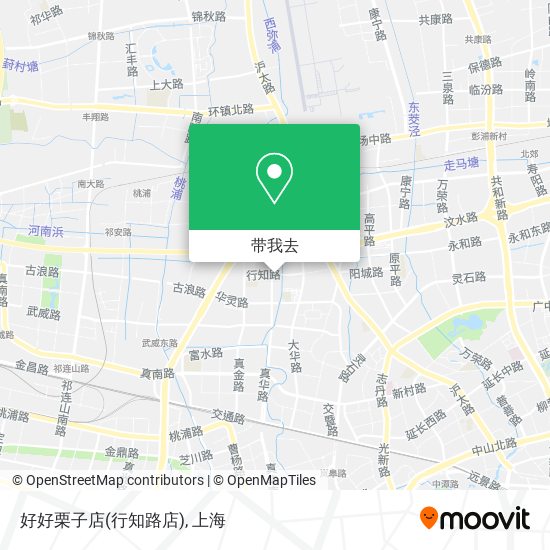 好好栗子店(行知路店)地图